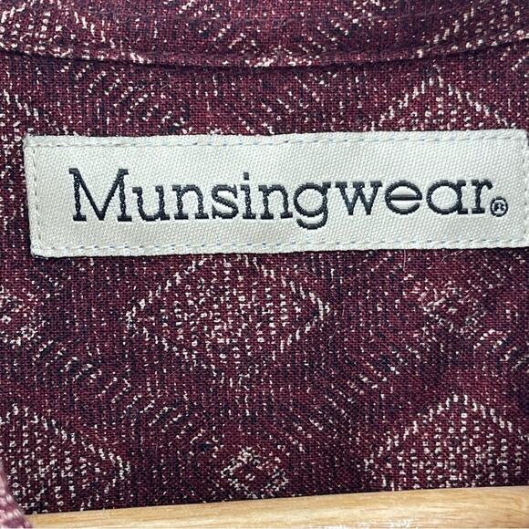 Munsingwear Vintage Men's Cotton Button Down Western Long Sleeve Shirt Size XL - Picture 8 of 9